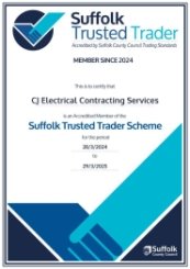 Suffolk Trusted Trader Member Certificate 2024